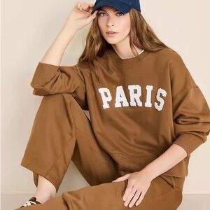 Lou & Grey Cozy Brown Matching Sweatsuit
